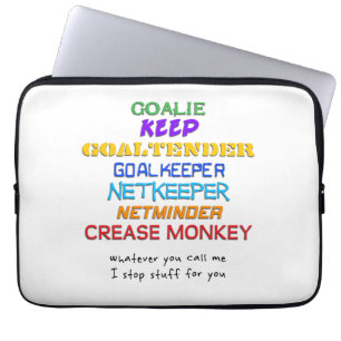 Capa Para Notebook O Goalie nomeia o cobrir do laptop