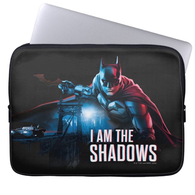 Capa Para Notebook O Gráfico do Personagem Batman - Eu Sou As Sombras (Frente)