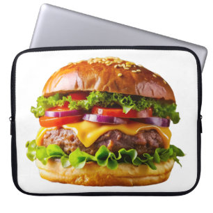 Capa Para Notebook O hambúrguer empilhado de SlipperyJoe