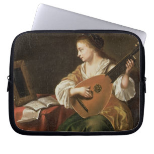 Capa Para Notebook O jogador do alaúde (óleo no painel)