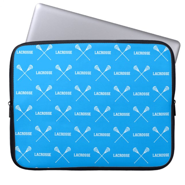 Capa Para Notebook O Lacrosse azul cola a bolsa de laptop (Frente)