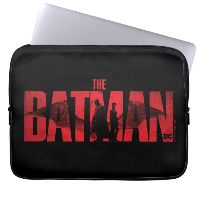 Capa Para Notebook O logotipo Batman & Catman (Frente)