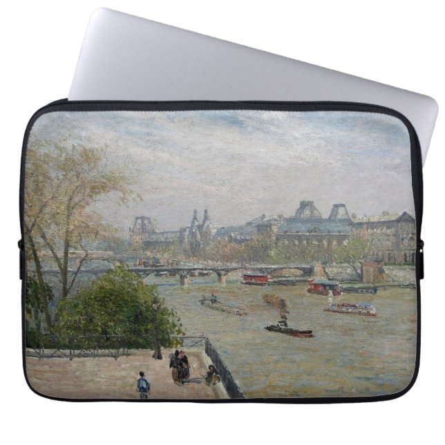 Capa Para Notebook O Louvre, Primavera Camille Pissarro (Frente)