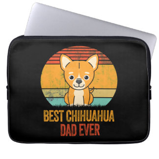 Capa Para Notebook O Melhor Pai Chihuahua De Vintage Sofrendo Distúrb
