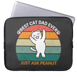 Capa Para Notebook O Melhor Pai De Gato Já Perguntou Ao Amendoim, pai