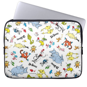 Capa Para Notebook O Mundo do Dr. Seuss Pattern
