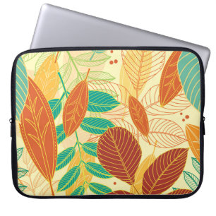 Capa Para Notebook O outono deixa o padrão perfeito