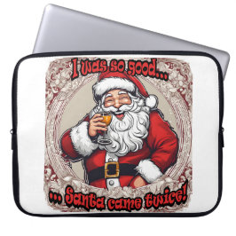 Capa Para Notebook O Papai Noel veio duas vezes!