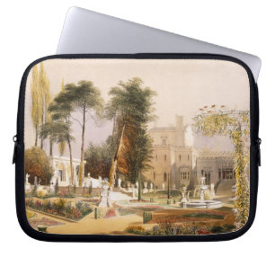 Capa Para Notebook O Parterre nos jardins em Wilton, o assento de
