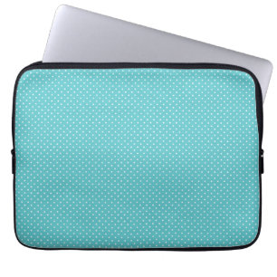 Capa Para Notebook O pino das bolinhas pontilha o teste padrão azul