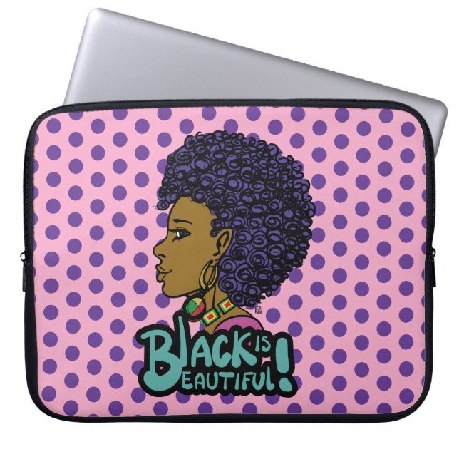 Capa Para Notebook O preto é lindo (Frente)