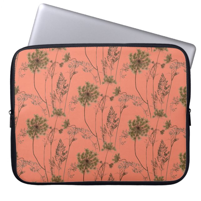 Capa Para Notebook O rendas da Rainha Anne em uma Bolsa de laptop (Sa (Frente)