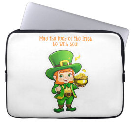 Capa Para Notebook O tesouro de Lucky Leprechaun