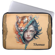 O tigre e a mulher, força e graça.