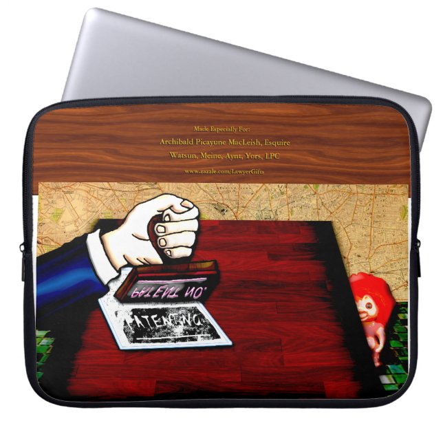 Capa Para Notebook O Troll de patente (Personalizado) (Frente)