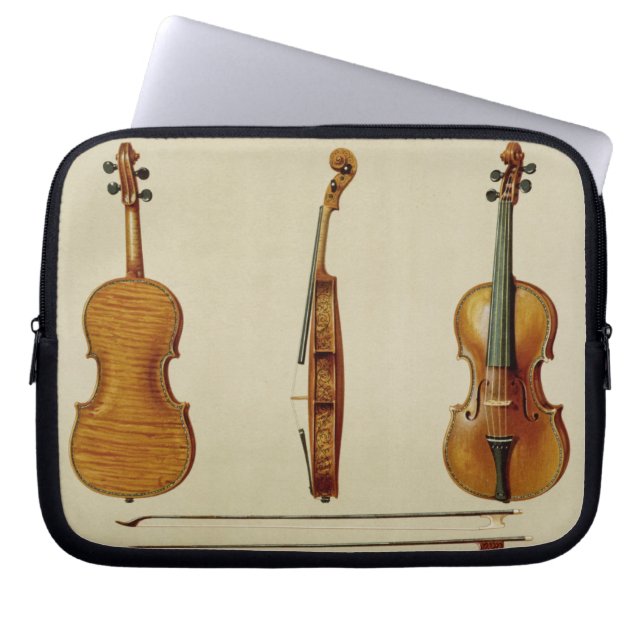 Capa Para Notebook O violino de Hellier feito por Antonio (Frente)