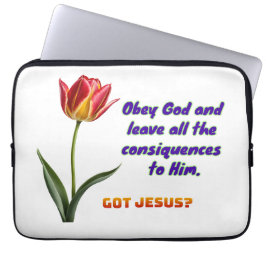 Capa Para Notebook Obedeça a Deus