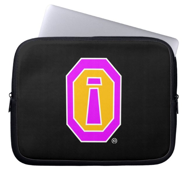Capa Para Notebook Obsidiana Roxo - Bolsa de laptop (Frente)