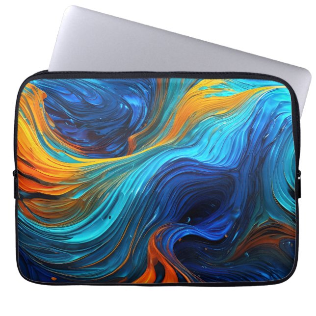 Capa Para Notebook Ocean Lava "Tempestial" (Frente)