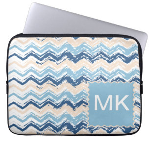 Capa Para Notebook Ocean Waves Chevron
