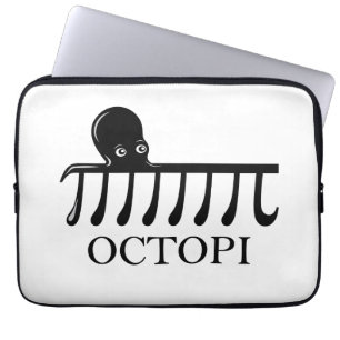 Capa Para Notebook Octopi - Engraçado Pi Octopus Math