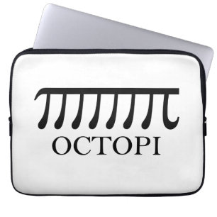 Capa Para Notebook Octopi - Engraçado Pi Octopus Math