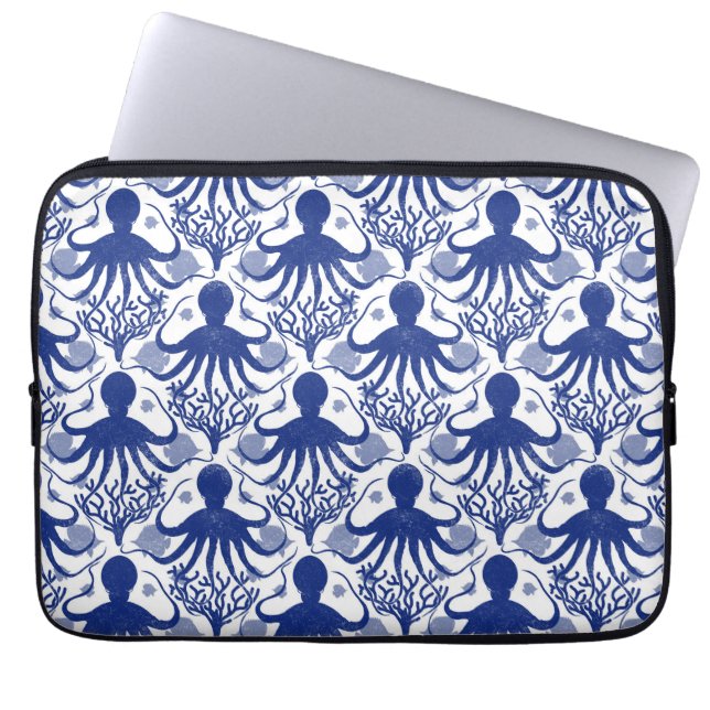 Capa Para Notebook Octopus (fundo leve) (Frente)