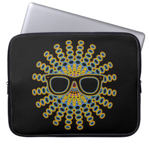 Capa Para Notebook Óculos de Nerd ensolarados + seu traseiro. & ideia