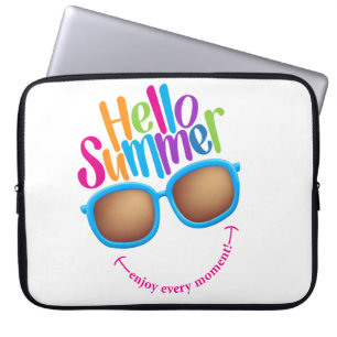 Capa Para Notebook Óculos escuros coloridos para o verão
