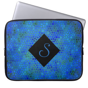 Capa Para Notebook Ocultar Dinossauro Azul Personalizado