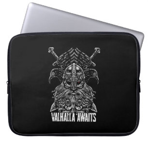 Capa Para Notebook Odin ravens Viking Mythology Valhalla awaits
