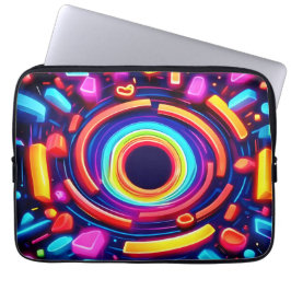 Capa Para Notebook Odisséia Vórtice Neon