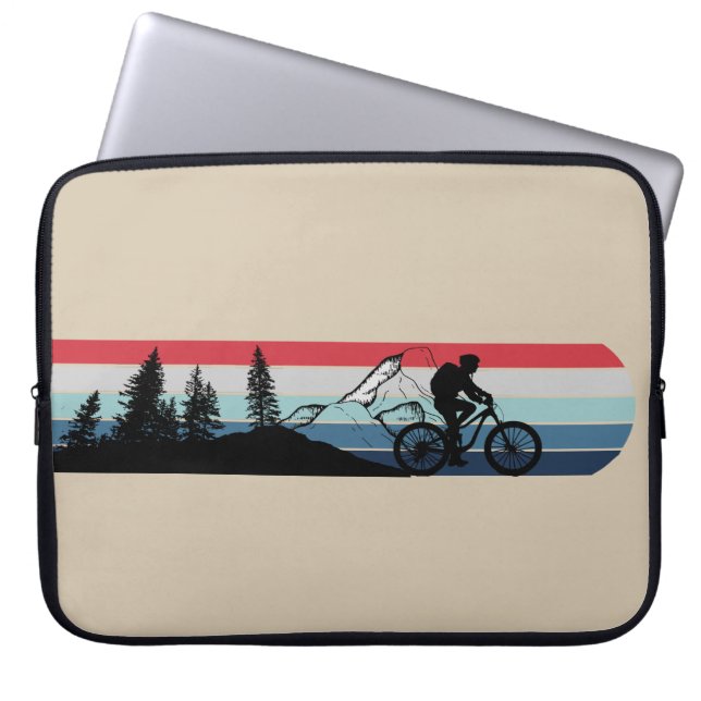 Capa Para Notebook off road mountain biking enthusiast (Frente)