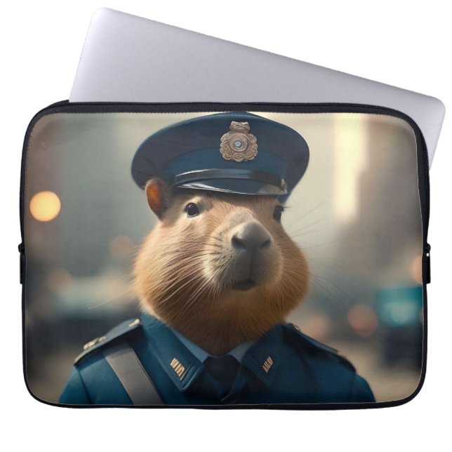 Capa Para Notebook Oficial Capivara: Mantendo a Paz, (Frente)
