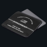 Capa Para Notebook Oficial de Correções de Linha Thin Silver Personal<br><div class="desc">Oficial de Correções de Linha Thin Silver Personalizado e presentes de Apreciação do Departamento Correto!</div>