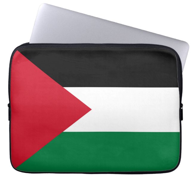 Capa Para Notebook oficialmente pavilhão do Estado da Palestina (Frente)