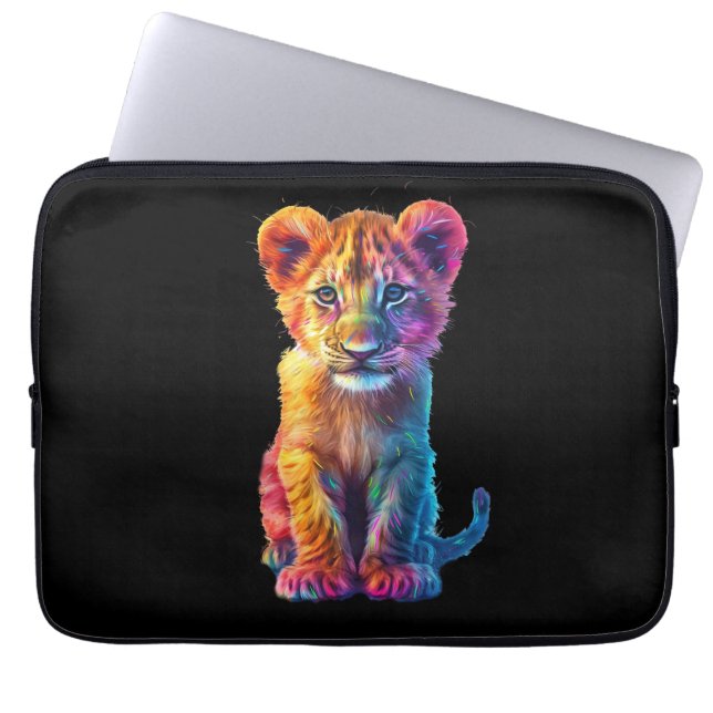 Capa Para Notebook Oh Bebê Filhote de Gato Grande  (Frente)