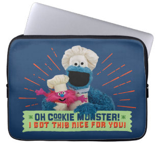 Capa Para Notebook Oh Monstro das Bolachas! Eu Tenho Isso Legal Para 