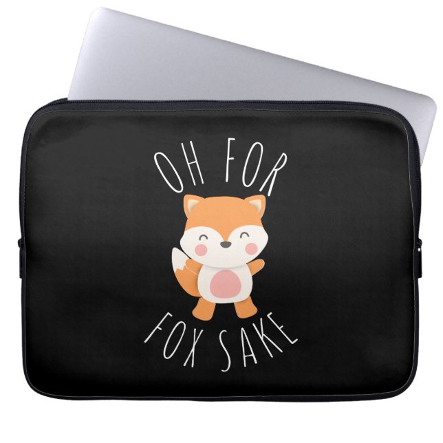 Capa Para Notebook Oh para Fox Sake (Frente)