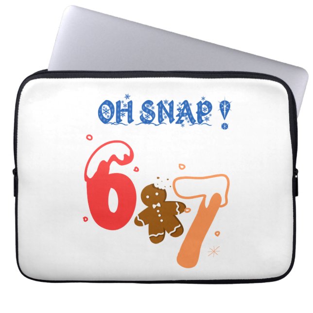Capa Para Notebook Oh Snap Gingerbread 67 (Frente)