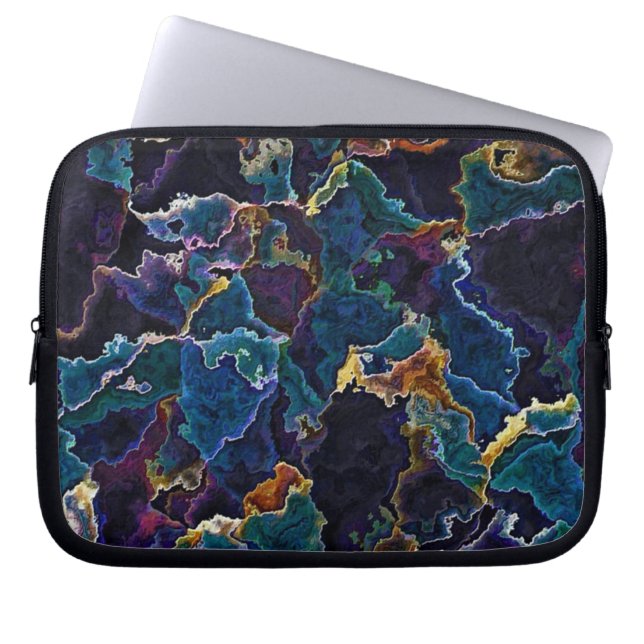 Capa Para Notebook Oil Slick  Laptop Sleeve (Frente)