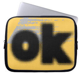 Capa Para Notebook OK Vibes - Simples e Negrito"