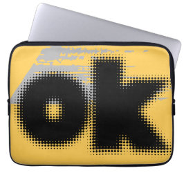 Capa Para Notebook OK Vibes - Simples e Negrito"