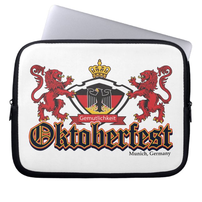 Capa Para Notebook Oktoberfest 2 Lions (Frente)