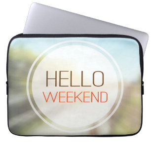 Capa Para Notebook Olá! fim de semana 2