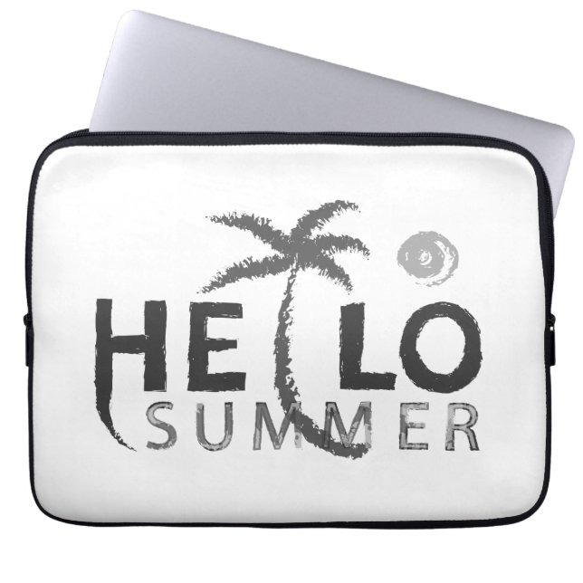 Capa Para Notebook Olá Summer (Frente)
