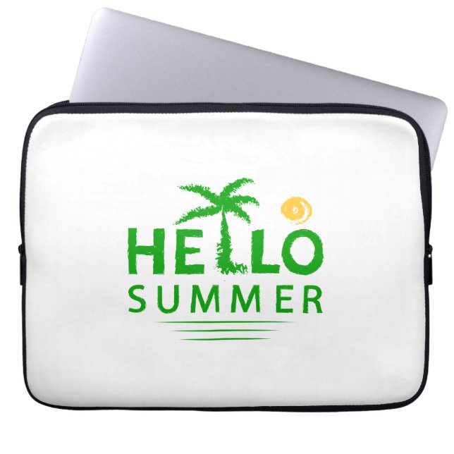 Capa Para Notebook Olá Summer (Frente)