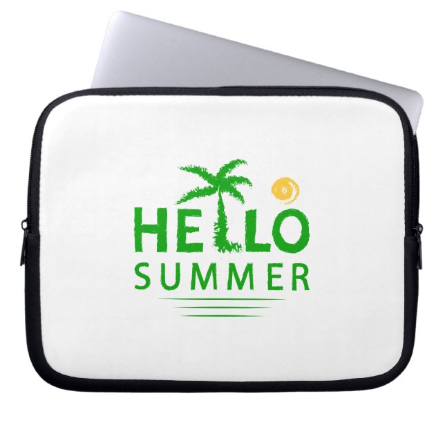 Capa Para Notebook Olá Summer (Frente)