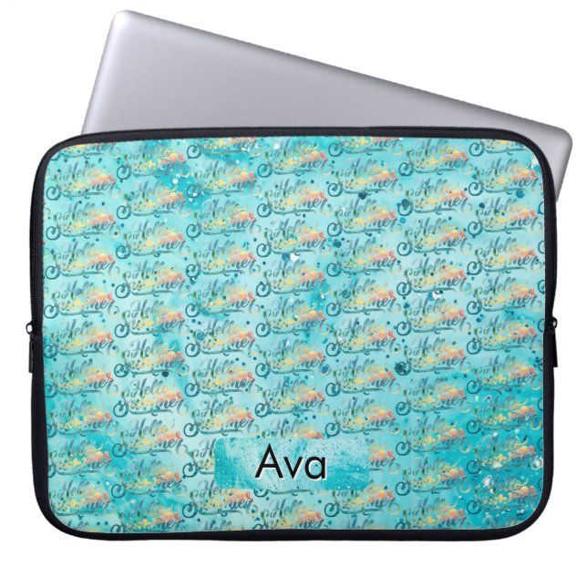 Capa Para Notebook Olá Verão (Frente)