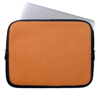 Capa Para Notebook Olhar de couro alaranjado